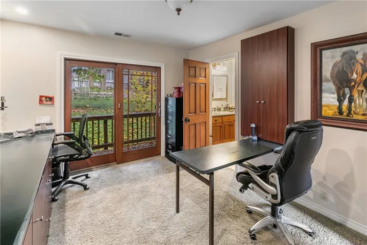 Guest Room used as an office