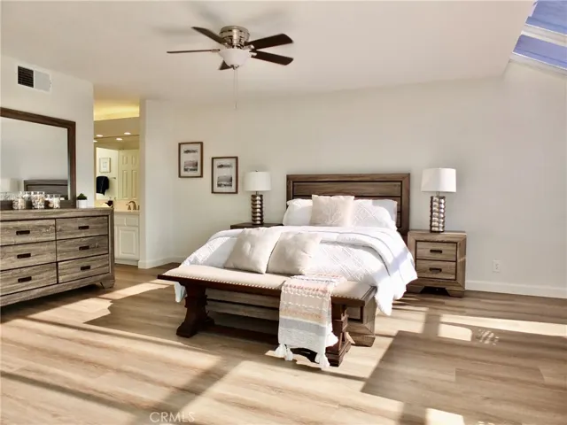 Primary bedroom & bath