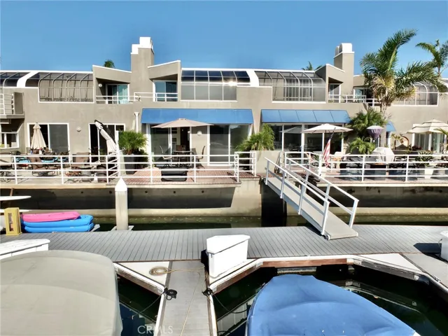 View from 30' boat dock directly in front of townhouse