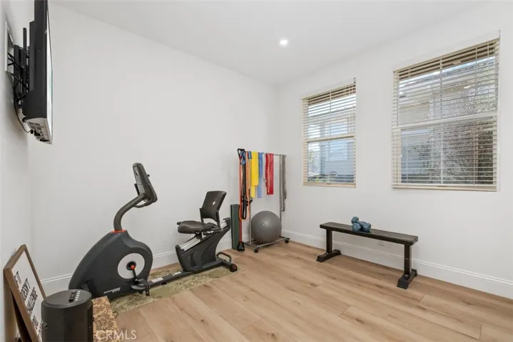 4th bedroom used as a gym