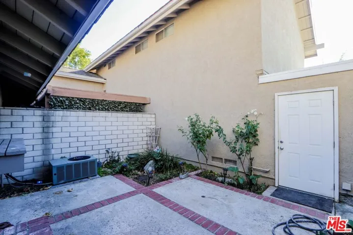 Patio with Garage Access