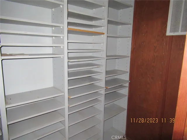closet in office over garage