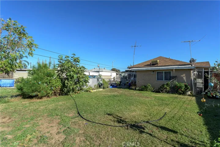 Backyard of front house