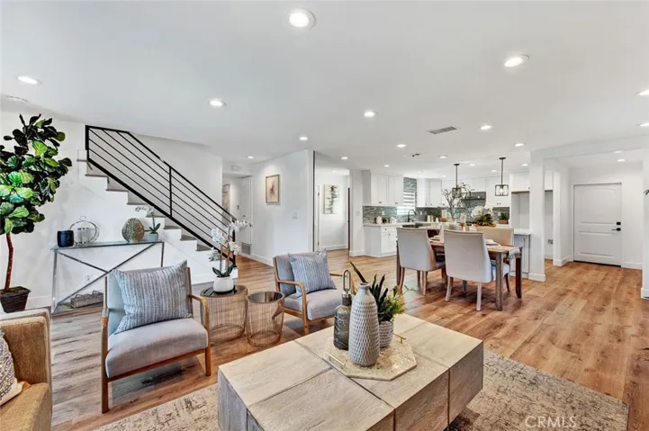 Family Room that opens to Kitchen, perfect for entertainment!