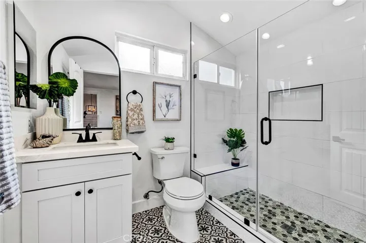 Completely Remolded Bathroom with Contemporary Elements!