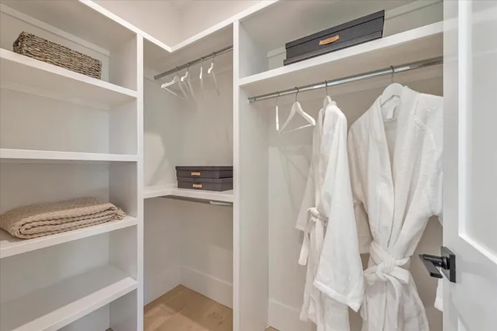 One of 3 closets in master bedroom