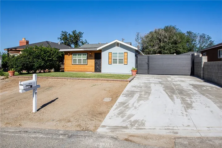 The NEW driveway provides plenty of space for parking.