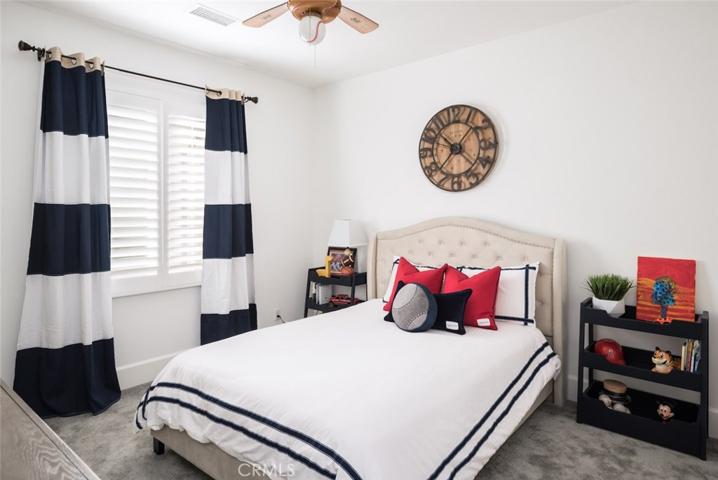 Upstairs Bedroom (Staged furniture & decoration for photos only)