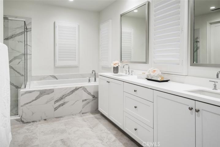 Master Bathroom (Staged furniture & decoration for photos only)