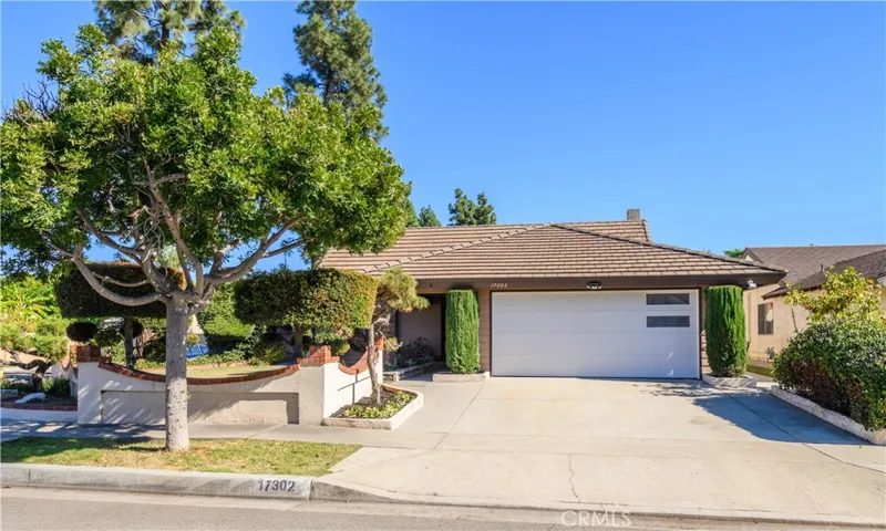 Great curb appeal. New garage door