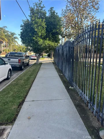 Outside sidewalk
