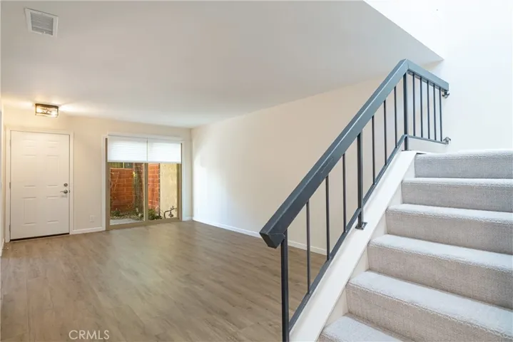 Looking to the front door