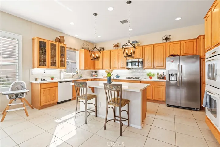 Island Kitchen with Under-Cabinet Lighting