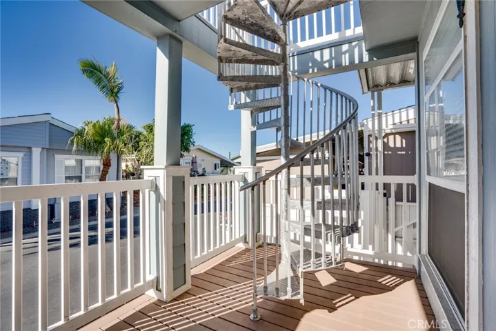 Spiral Staircase to Rooftop