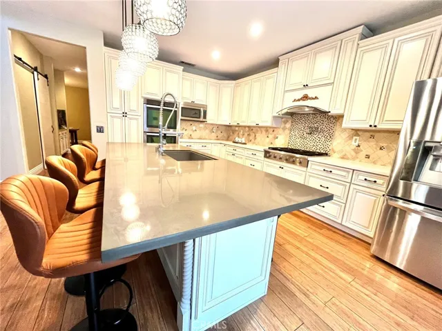 Kitchen with stove