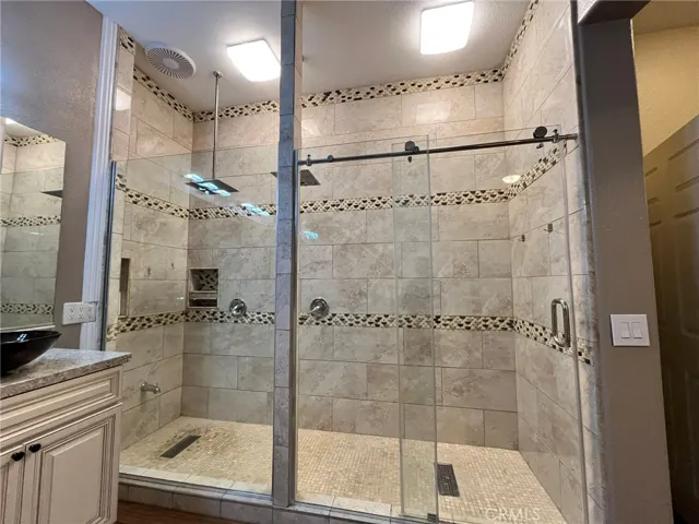 Master shower panel