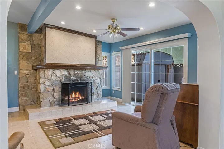 Family Room with Fireplace