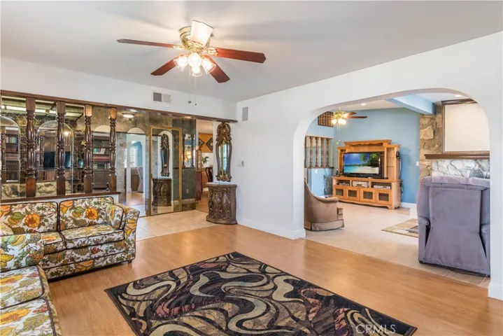 Living Room and Family Room