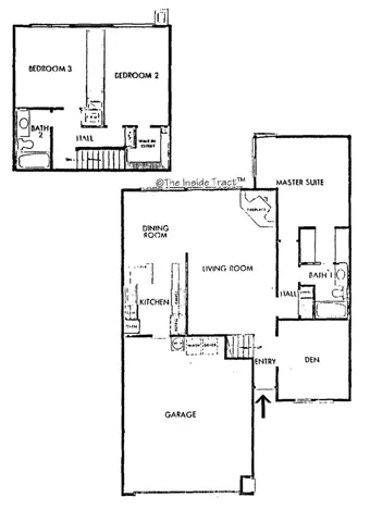 Floor plan - please note previous photos have been digitally staged.