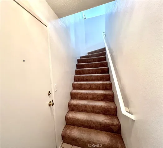 stairs lead you up to living space
