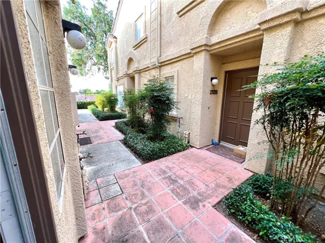 Enter property from front door or garage