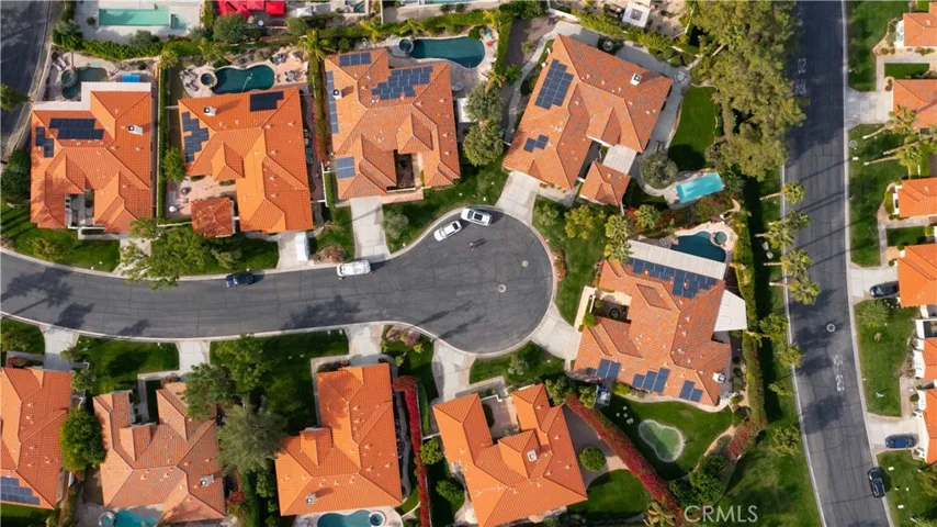 There are only a few homes on Santa Ynez, and this home is at the end of the cul de sac