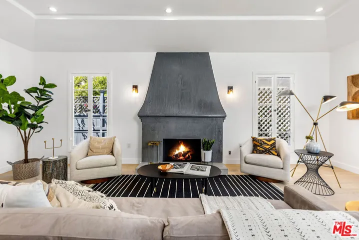 Living Room with Fireplace
