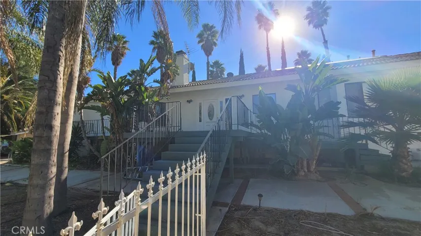 Front view of the house