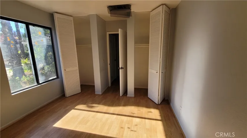 bedroom #3 with large open space and nice closets