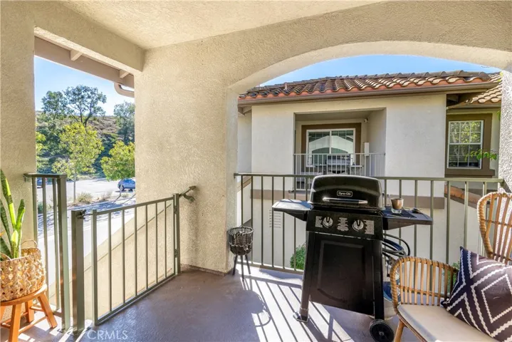 Perfect patio for grilling and relaxing.