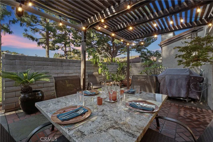 Private Rear Patio