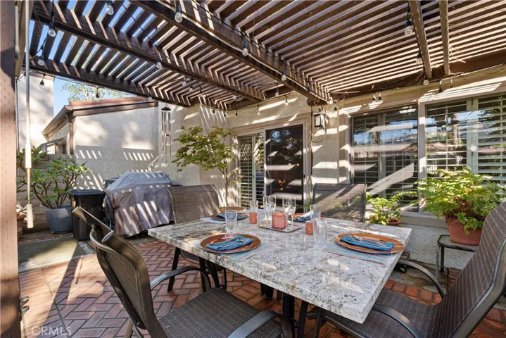 Private Rear Patio