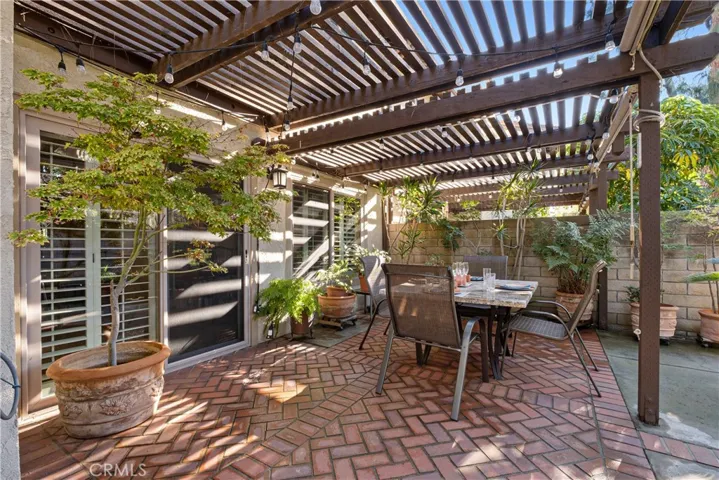 Private Rear Patio