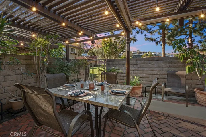 Private Rear Patio