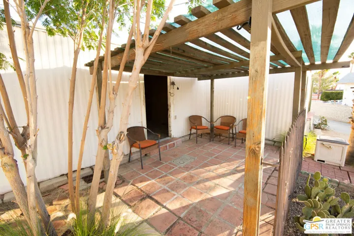 Side Porch from Guest Room