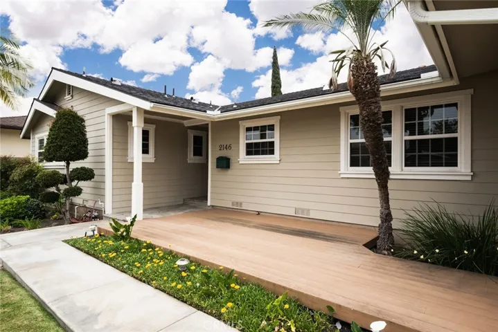 Front yard deck.