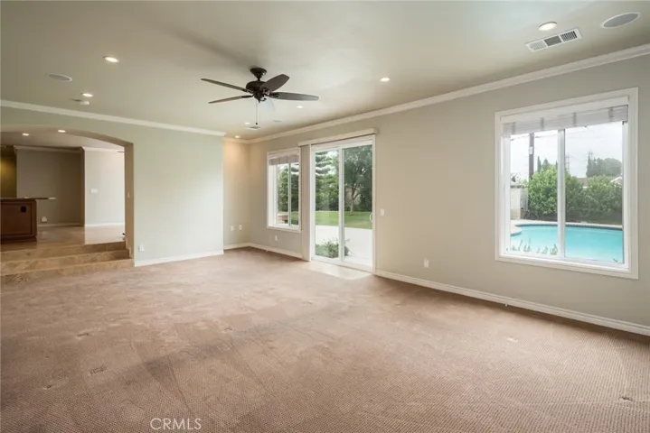Fabulous family room.