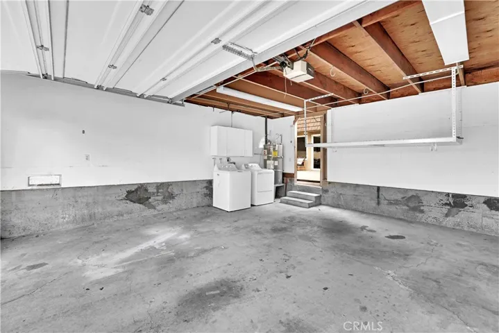 2 Car Garage with Washer & Dryer