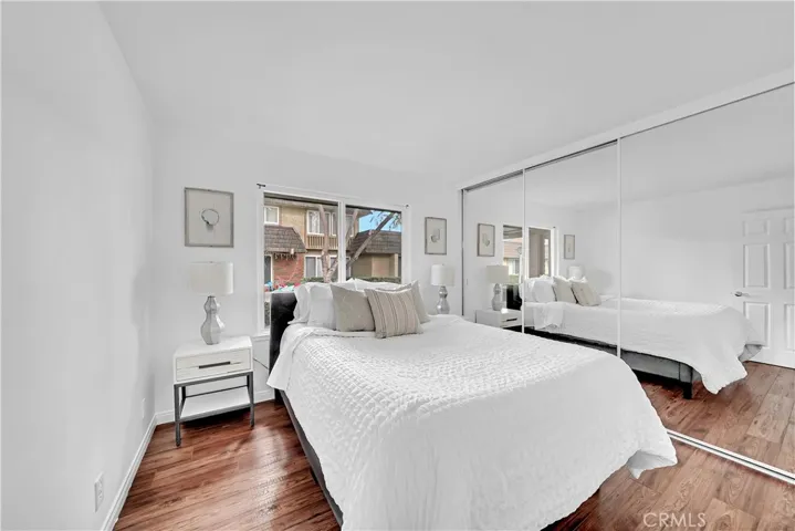 Bedroom #2 has Double Wide Mirrored Closet