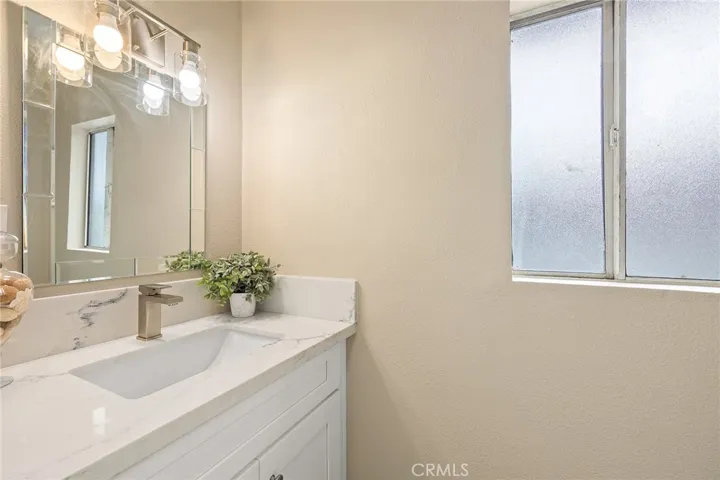 New Vanity in Half Bath