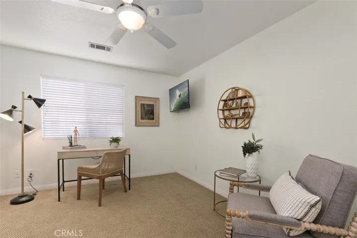 Secondary bedroom, currently used as a home office