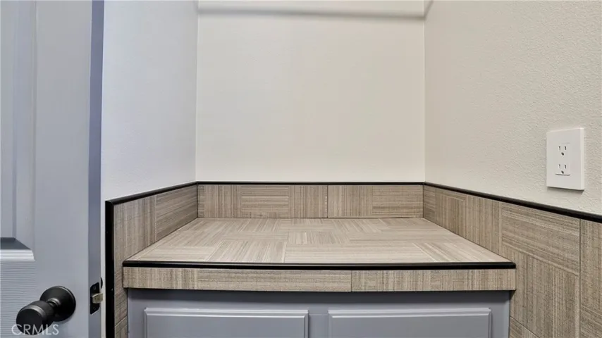 Laundry area.