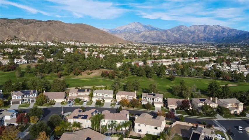 Located in Chapman Heights, the home is just minutes from the Yucaipa Valley golf course (public).