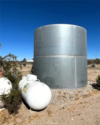 Water storage and propane tank