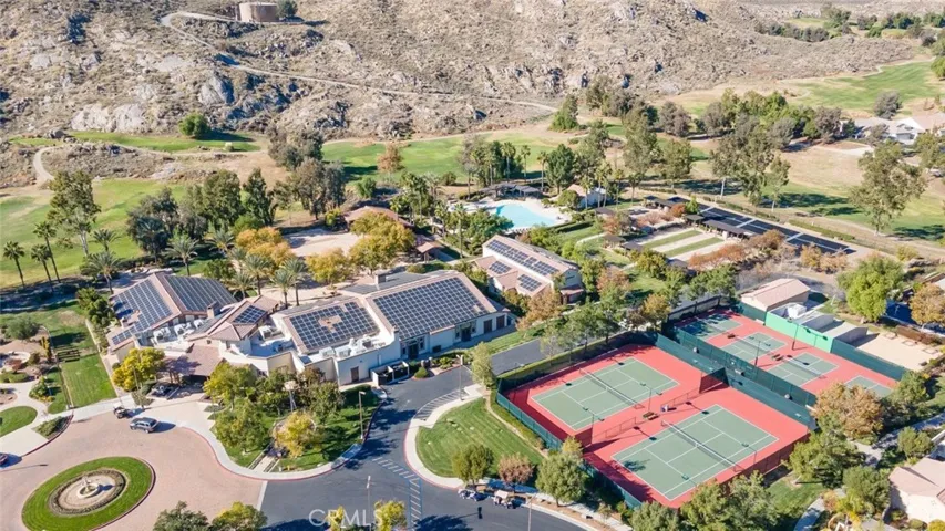 Aerial View of the surrounding area.