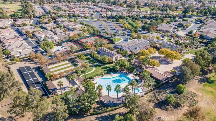 Aerial View of the surrounding area.