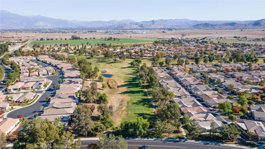 Aerial View of the surrounding area.