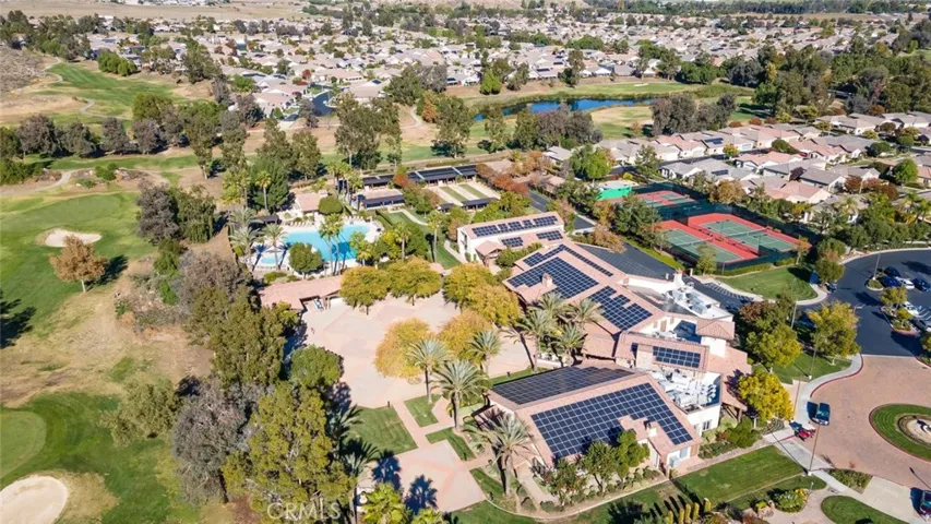 Aerial View of the surrounding area.