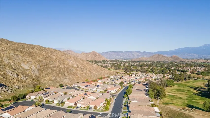 Aerial View of the surrounding area.