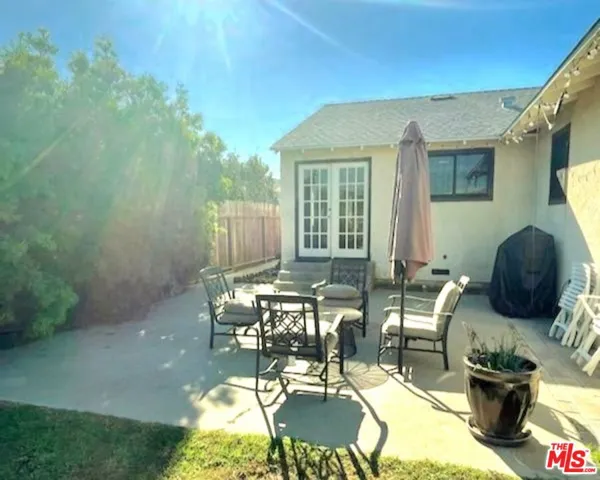 Backyard Patio Access From Dining Area